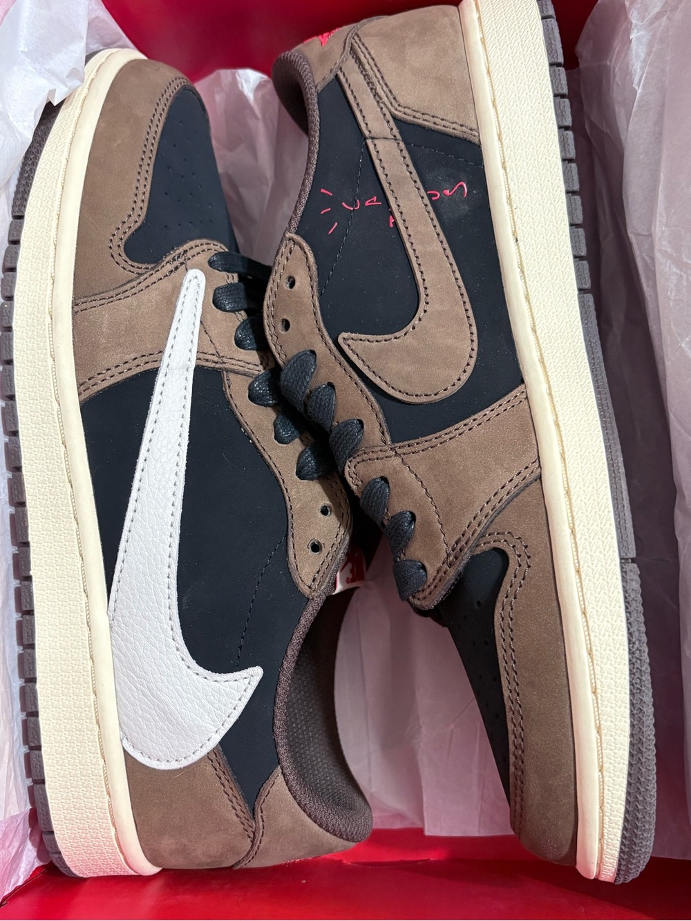 Nike Air Jordan 1 Retro Low OG SP Travis Scott Mocha sneakers IN BOX